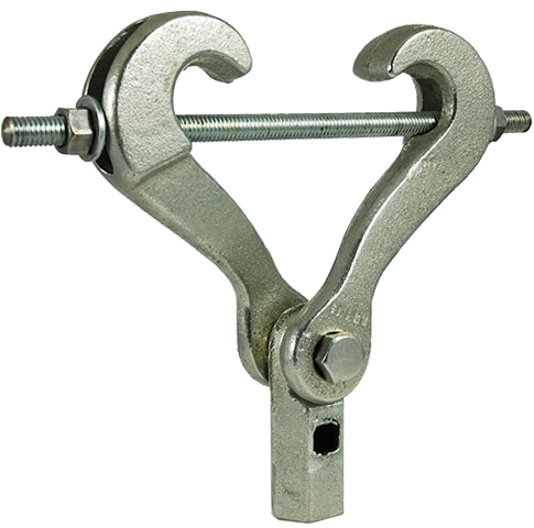 410, malleable scissor beam clamp, beam clamps, hanger rod, beam flange