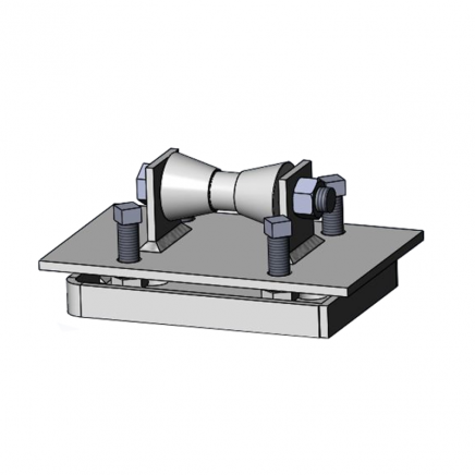 280S Adjustable Pipe Roll Stand with Base