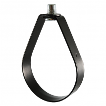 Swivel & Split Ring Hangers, 43 Swivel Ring Hanger - Epoxy Coated Black